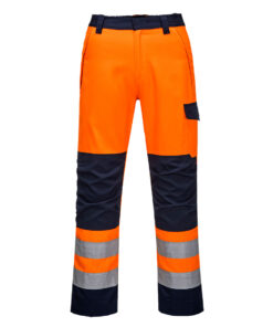 Portwest Modaflame RIS narancs/navy nadrág