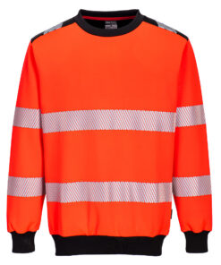 Portwest PW3 Hi-Vis Crew Neck pulóver