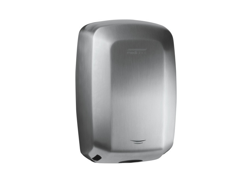 MACHFLOW kézszárító, rozsdamentes, szálcsiszolt, 420-1500W, kikapcsolható fűtőszál MACHFLOW kézszárító, rozsdamentes, szálcsiszolt, 420-1500W, kikapcsolható fűtőszál